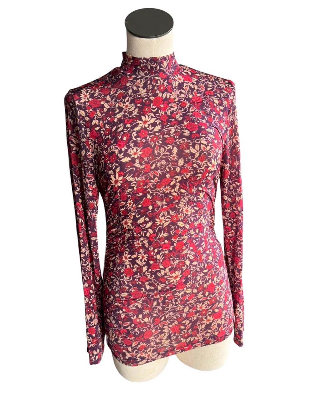 Farm Rio Floral Long Sleeve Shirt size Small
